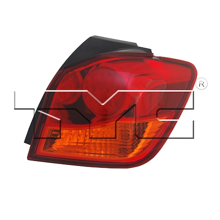 Tyc Tyc Tail Light Assembly, 11-6457-00 11-6457-00